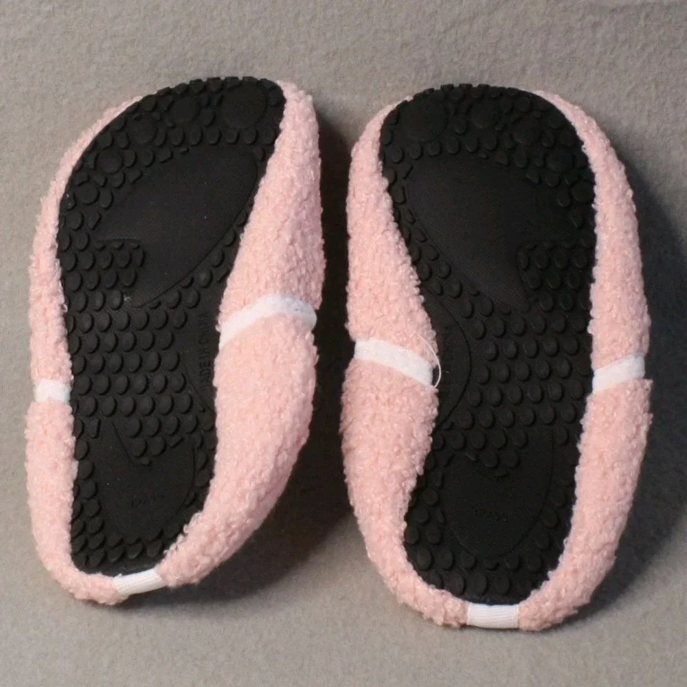 Toddler‎ Girls Anluke Foldable Slippers For Easy Travel Pink Fits Size US 12/13